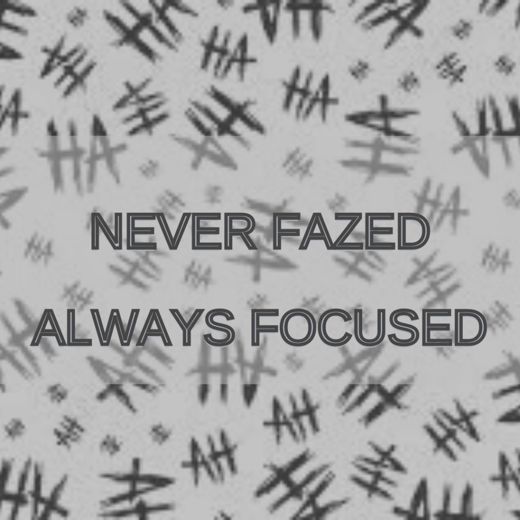 You can’t be fazed by&nbsp;BS